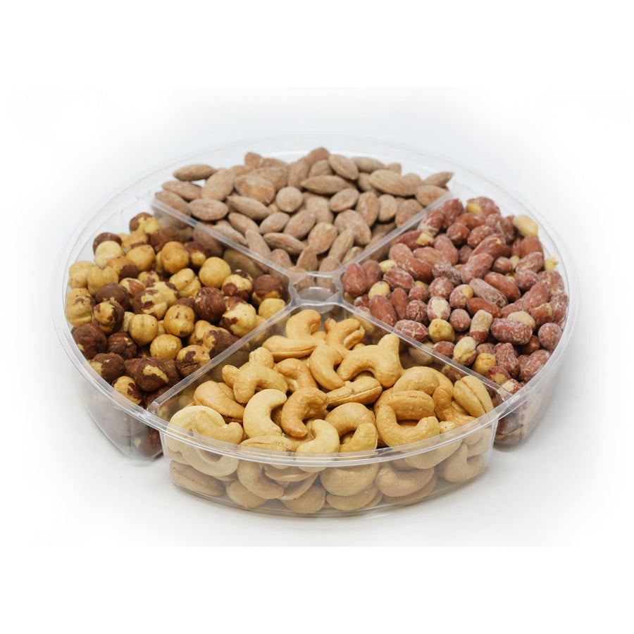 Plateau de noix rôties à sec et salées 